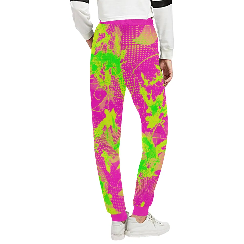 80s Summer Pop Women's All Over Print Jogger Sweatpants