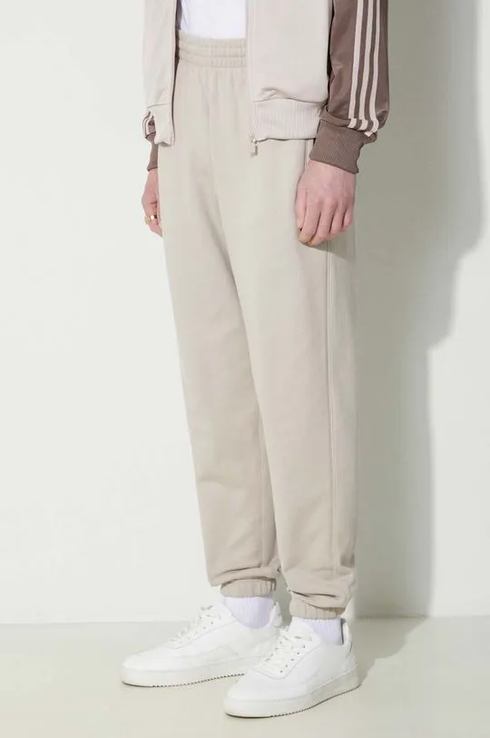 adidas Originals cotton joggers beige color