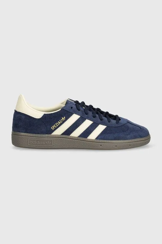 adidas Originals leather sneakers Hanball Spezial navy blue color IF7087