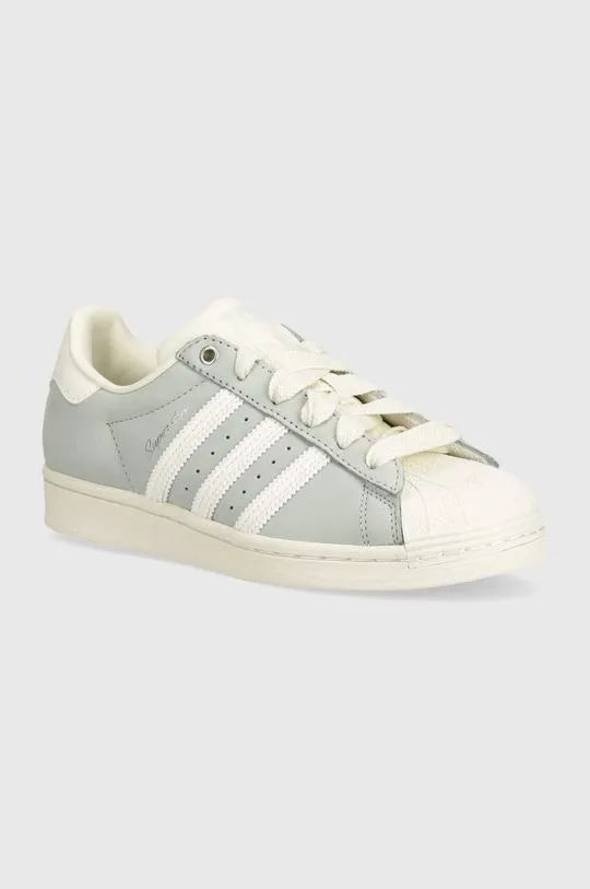 adidas Originals nubuck sneakers Superstar W gray color IE3038