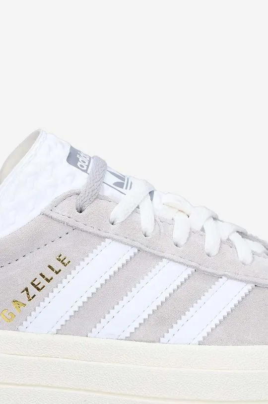 adidas Originals suede sneakers Gazelle Bold W gray color