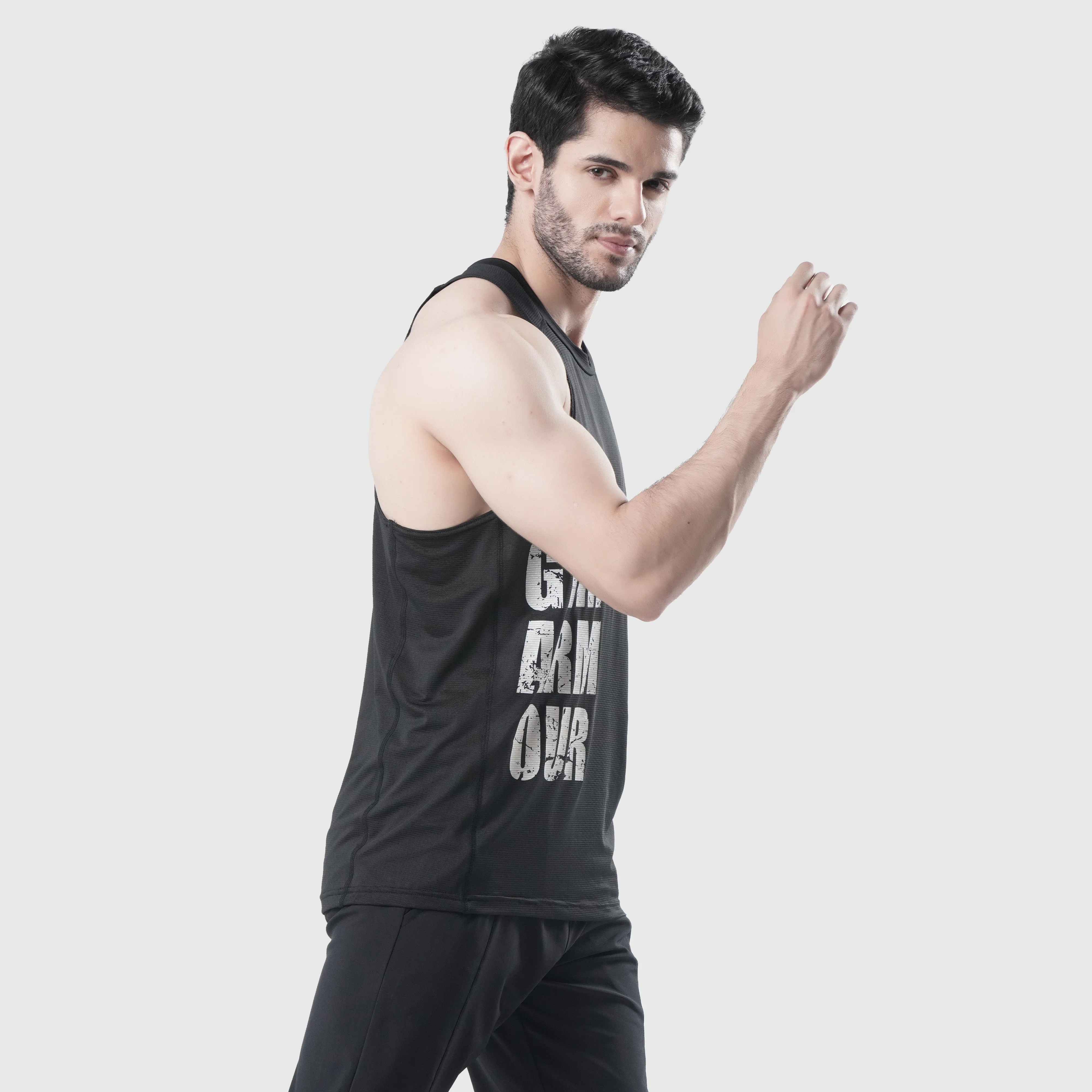 Air Vent Tank Top (Black)