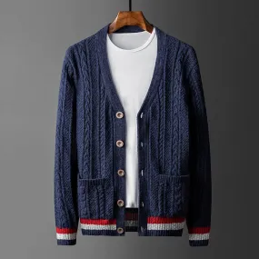 American Style Trend Pure Cotton Cardigan SweateR