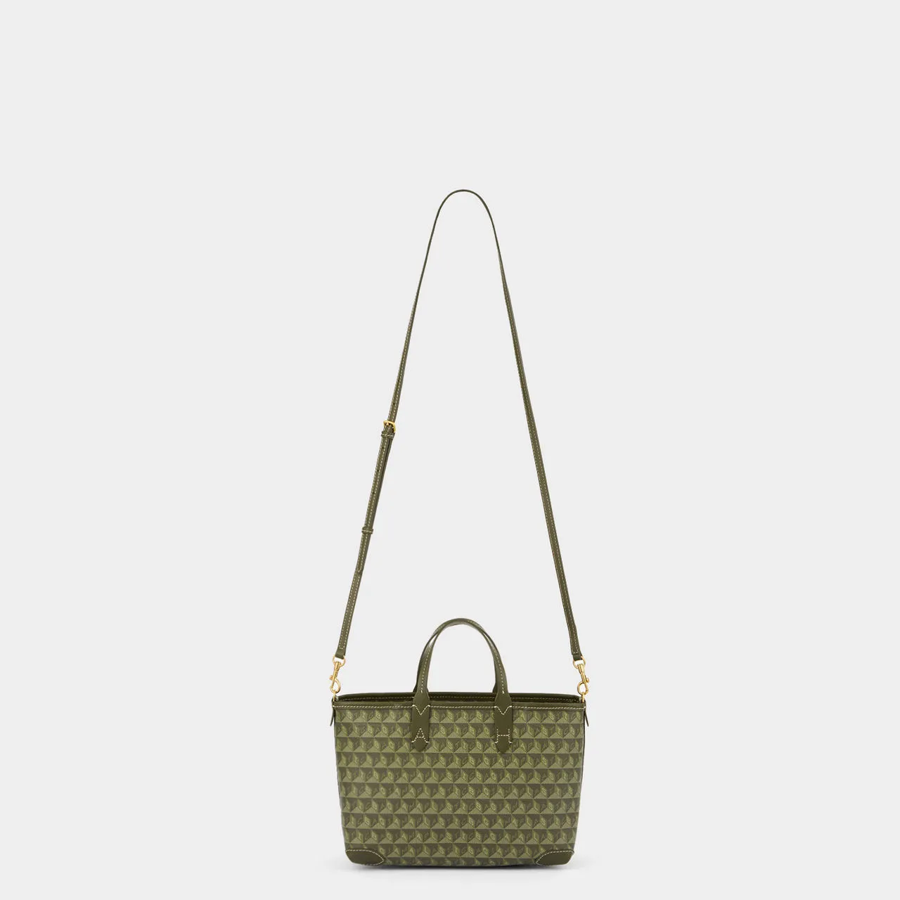 ANYA HINDMARCH I Am A Plastic Bag Motif XS Tote Bag - Fern