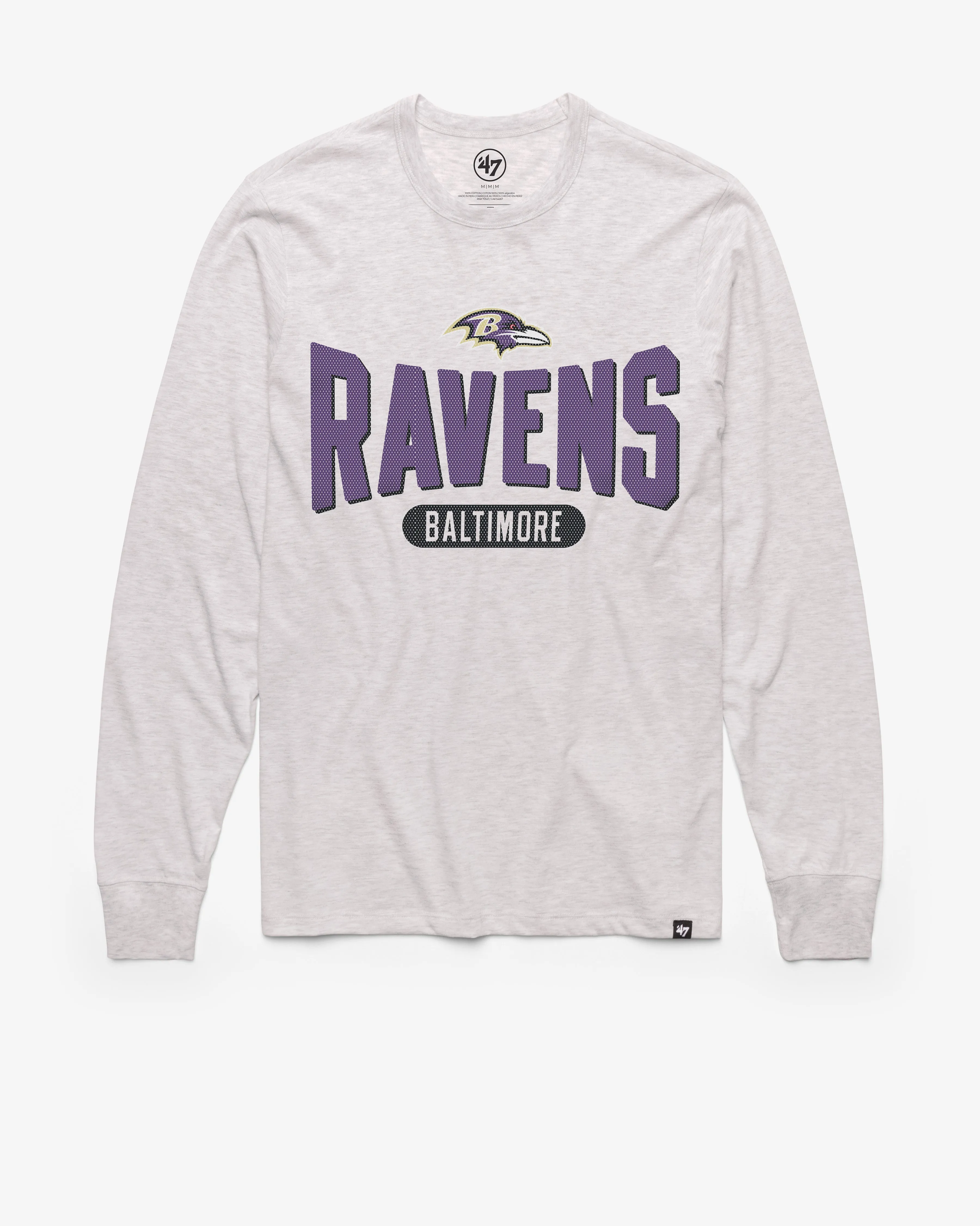 BALTIMORE RAVENS OUTSTRETCH '47 FRANKLIN LONG SLEEVE TEE