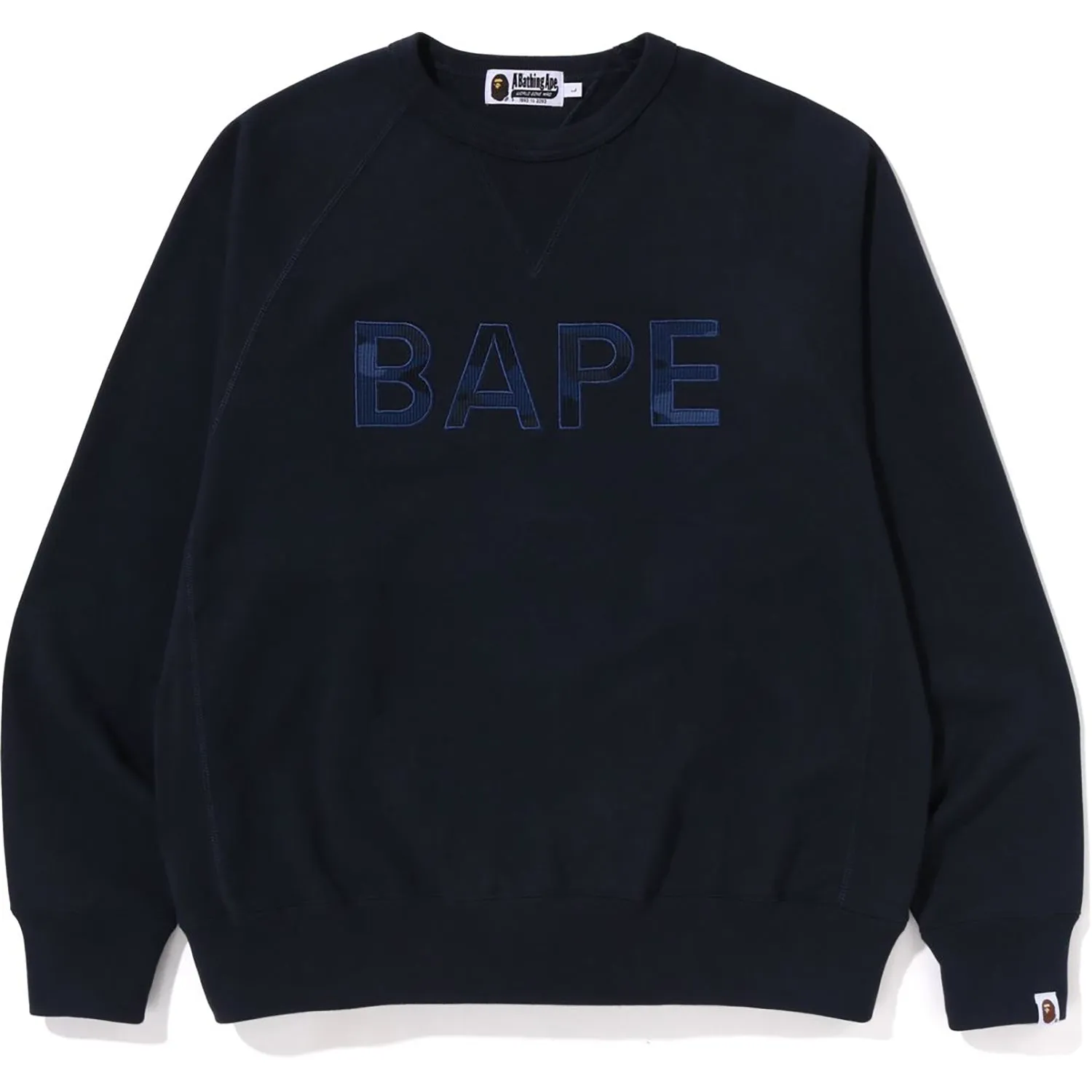 BAPE PATCH RELAXED FIT CREWNECK MENS