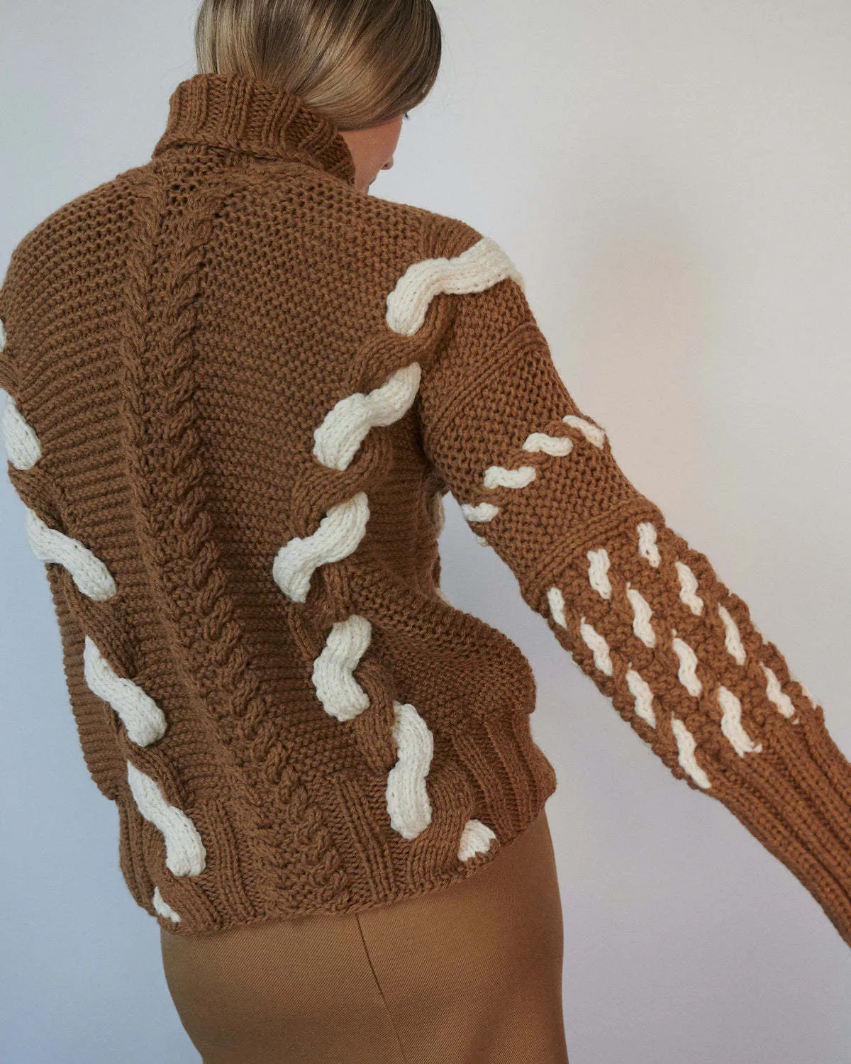 Barbora Wool Turtleneck - Acorn