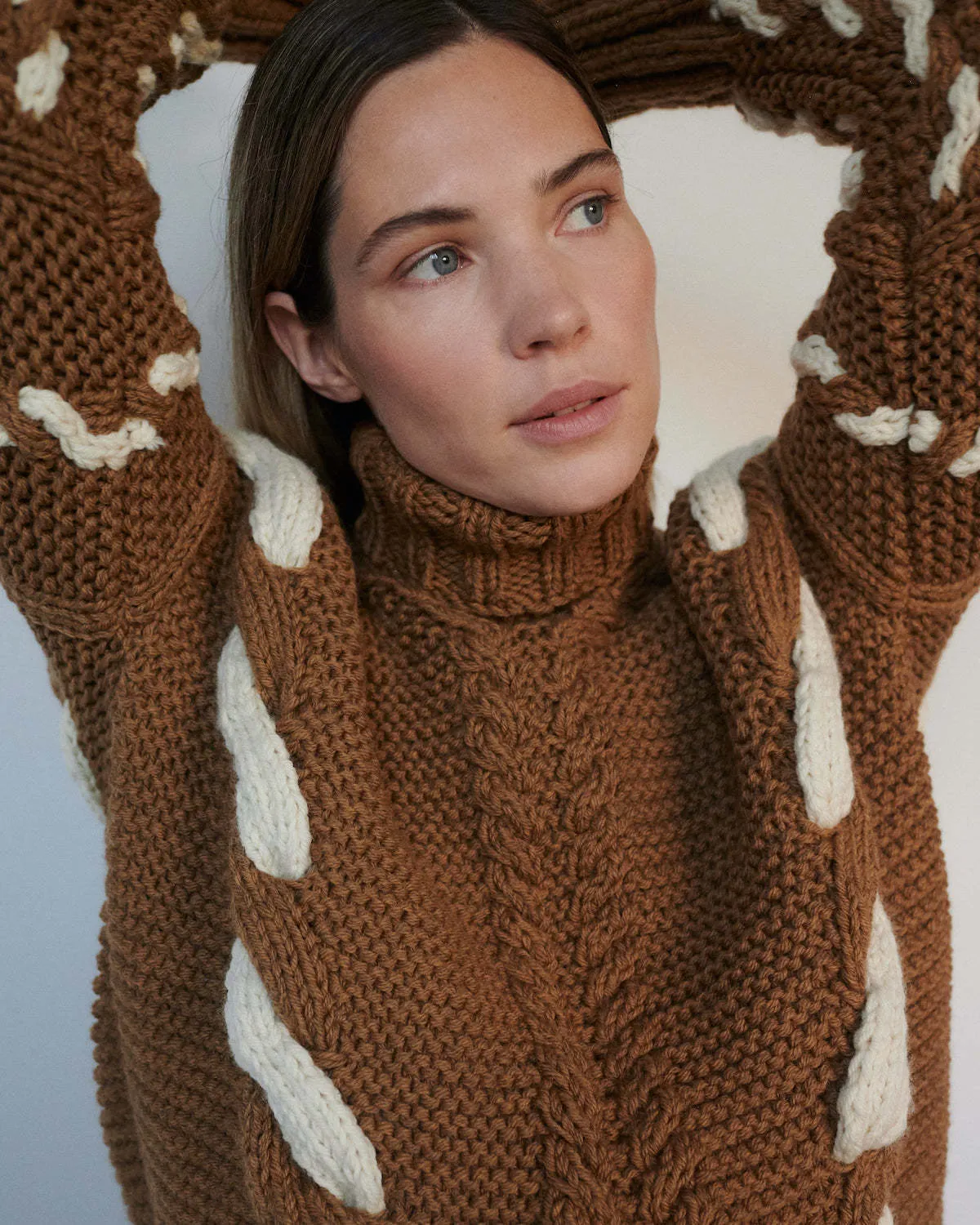 Barbora Wool Turtleneck - Acorn