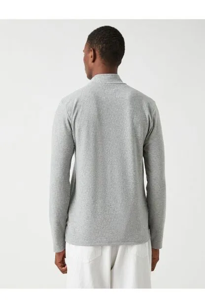 Basic Sweater Half Turtleneck