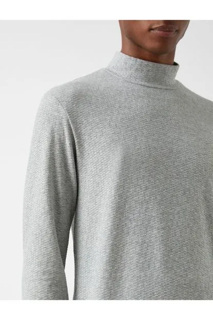 Basic Sweater Half Turtleneck