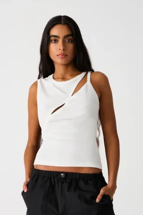 Bastien Tank Top White