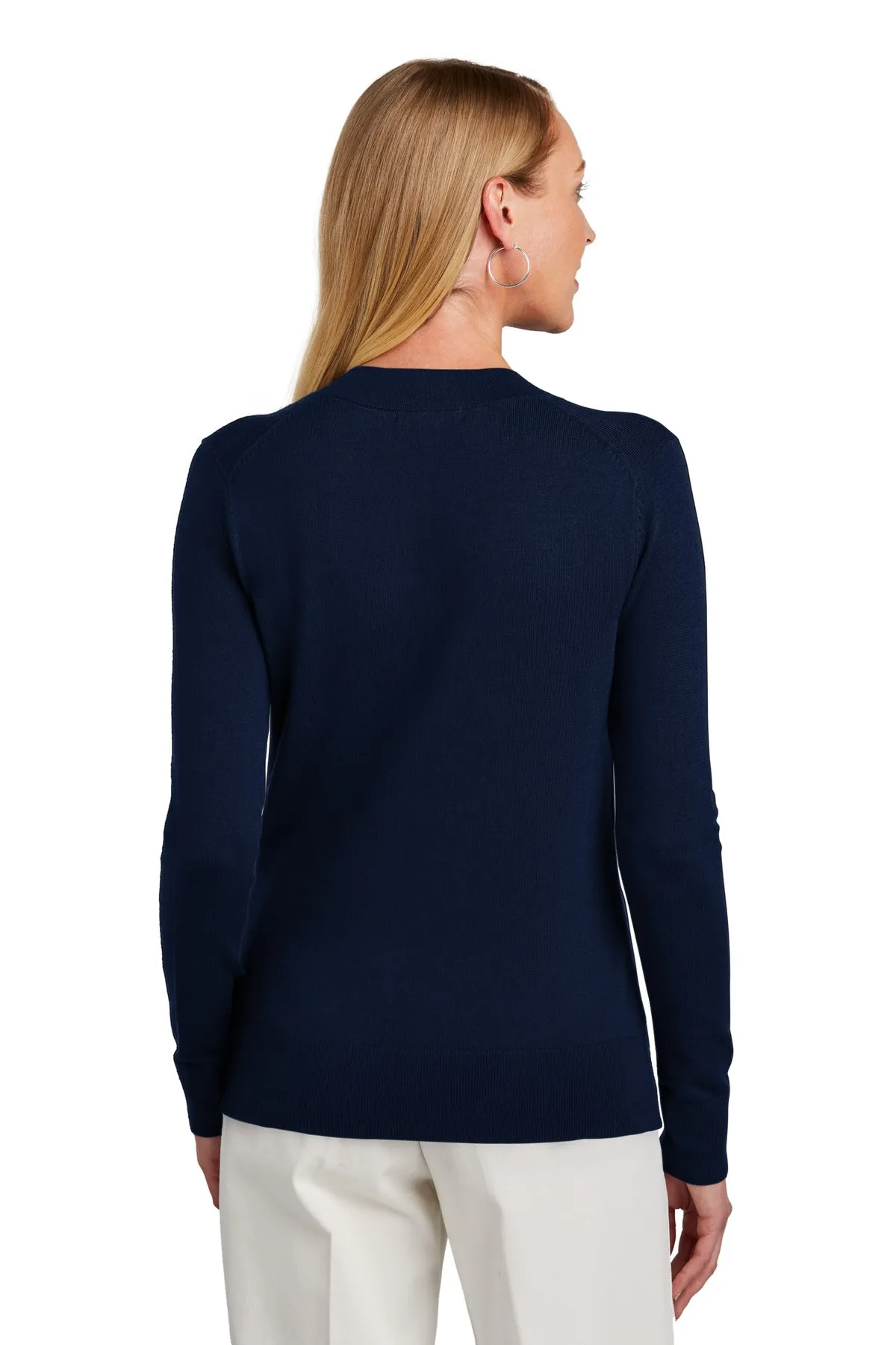 Brooks Brothers Women's Cotton Stretch V-Neck Sweater. BB18401