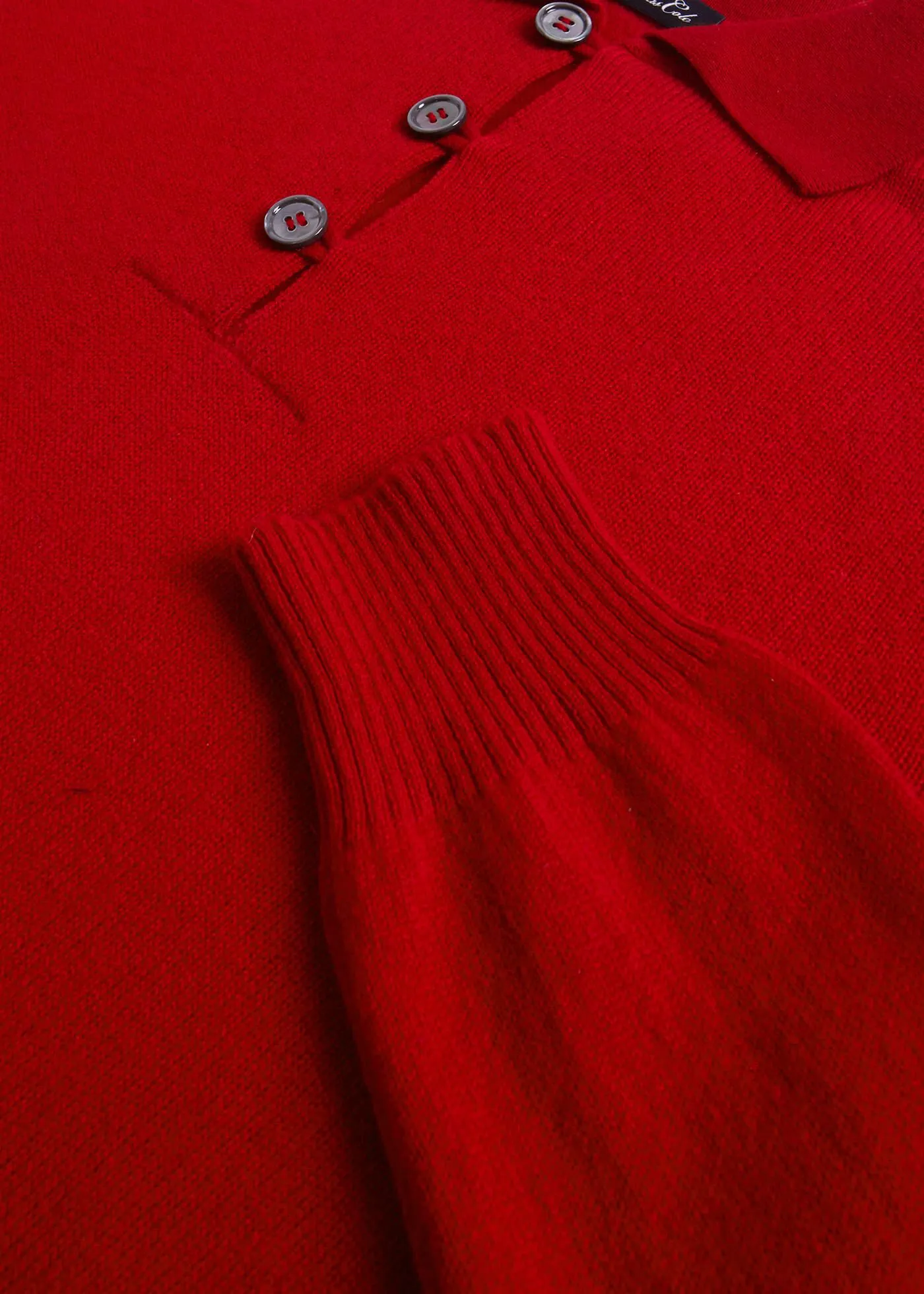 Cashmere Polo Sweater