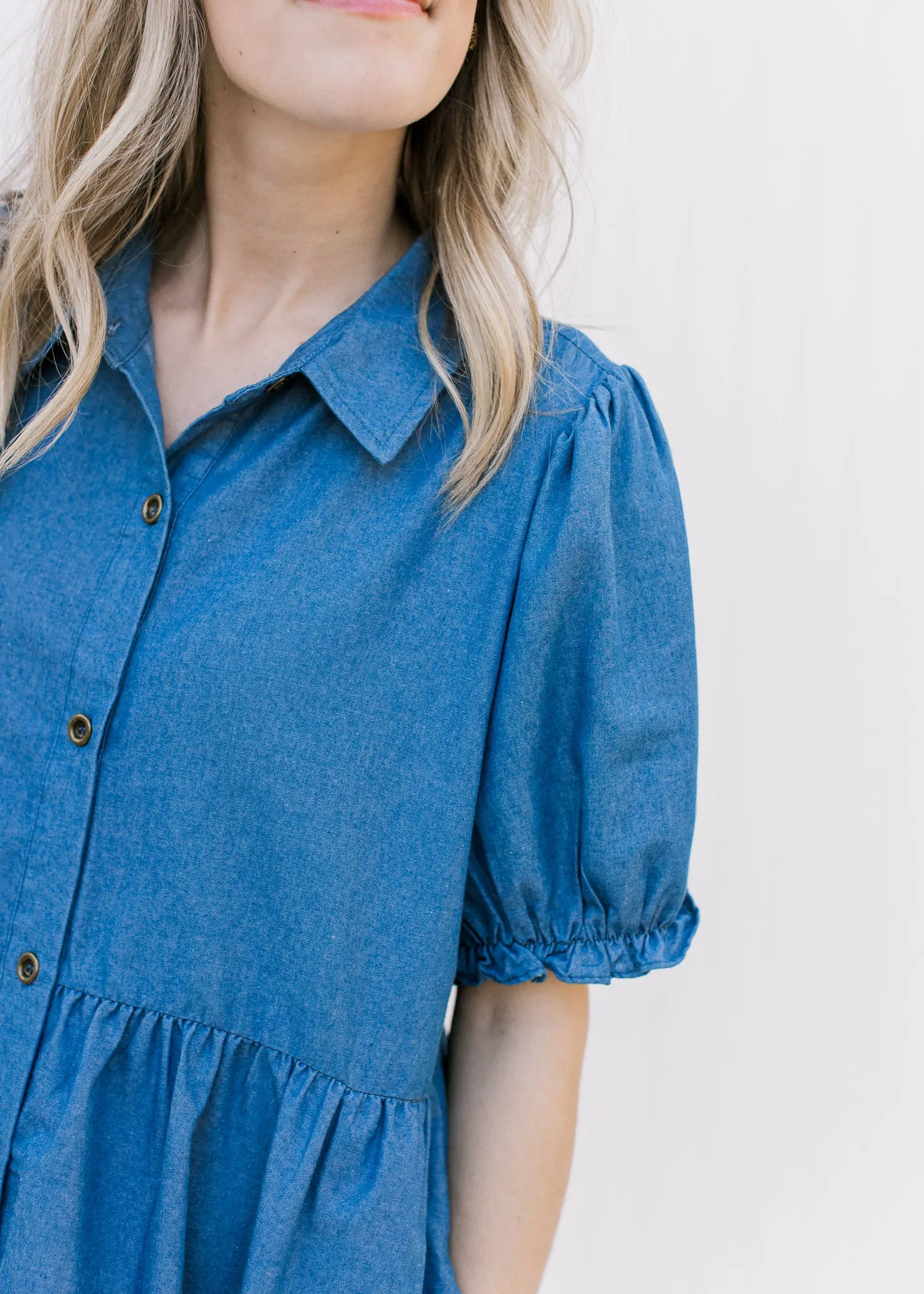 Chambray Charm Dress