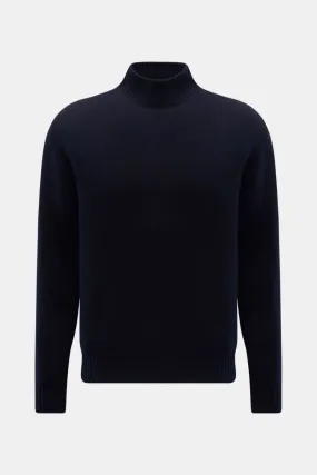 CRUCIANI turtleneck jumper navy