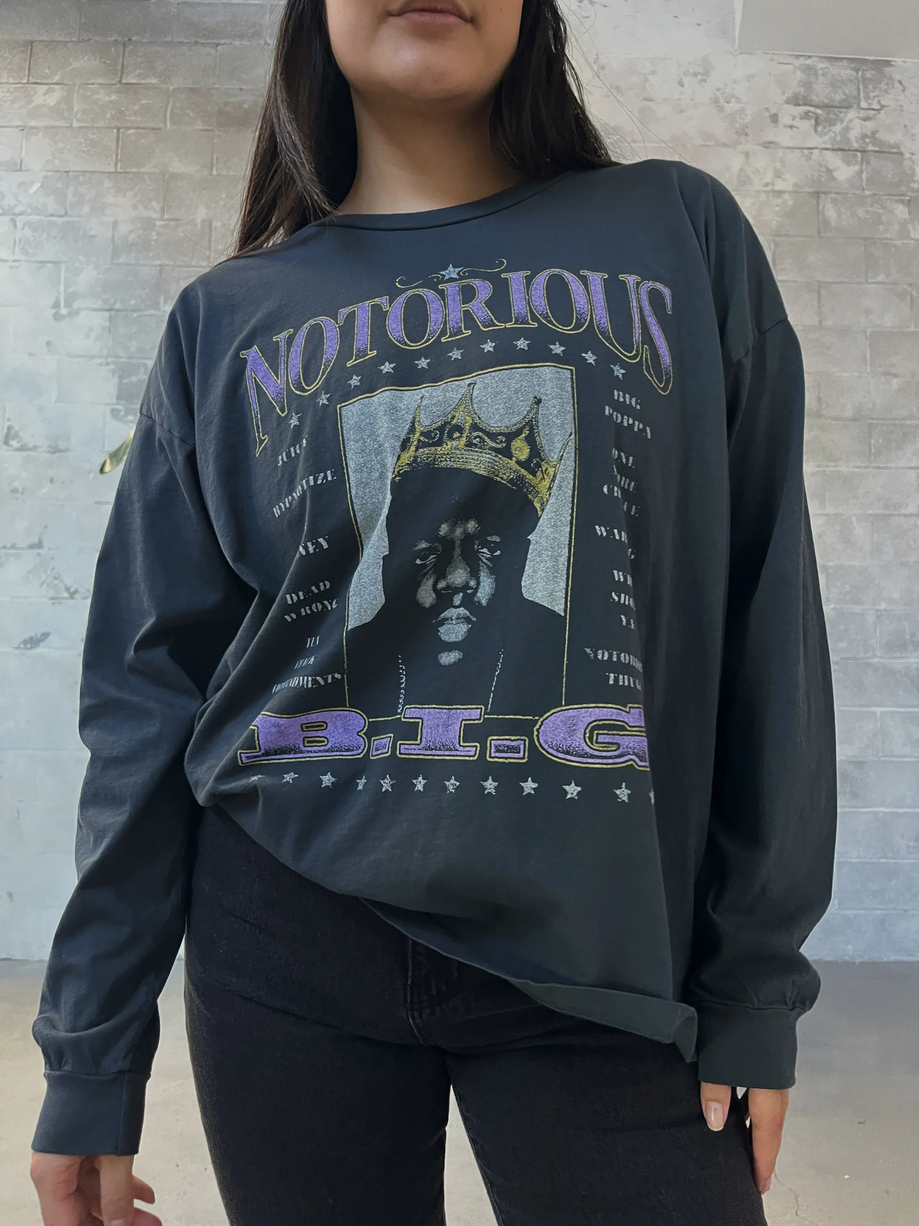 DAYDREAMER Notorious B.I.G Long Sleeve Merch Tee