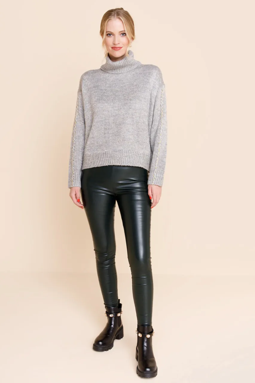 Diane Turtleneck Pullover Sweater