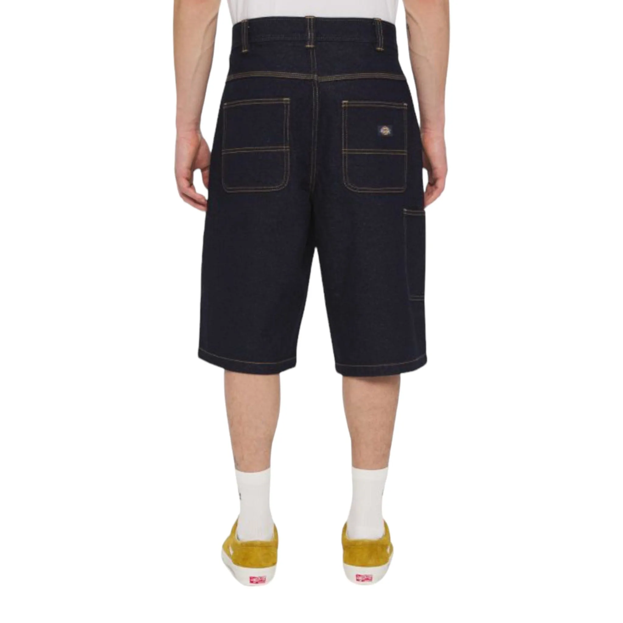 Dickies Madison Denim Shorts Rinsed Blue