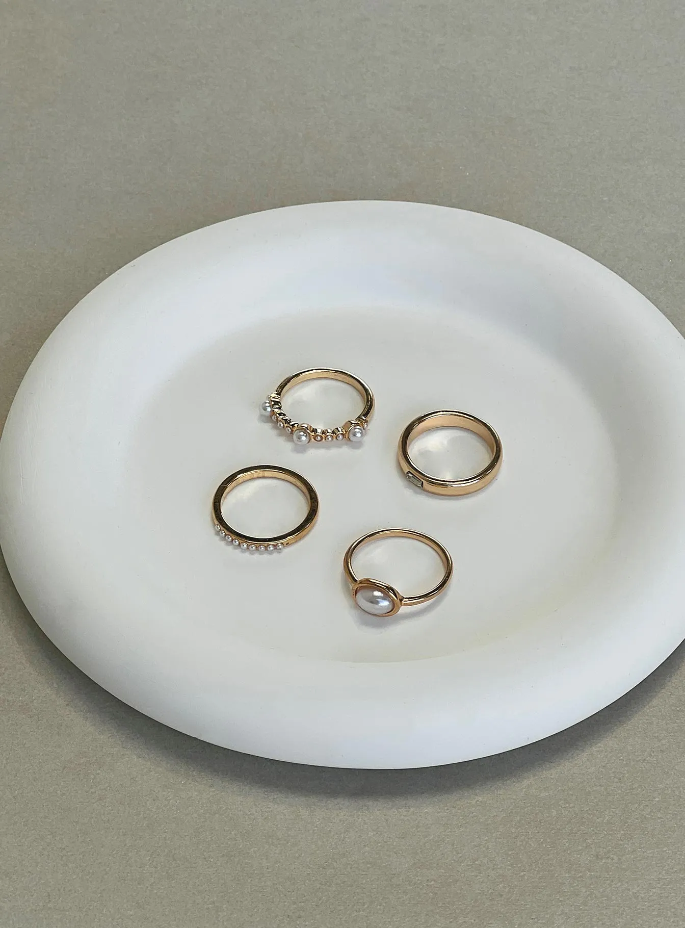 Edwina Ring Pack Gold