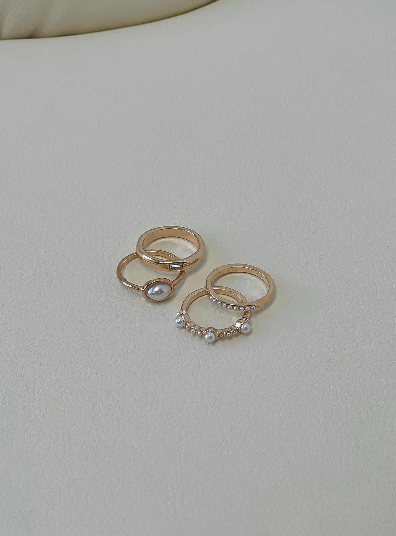 Edwina Ring Pack Gold