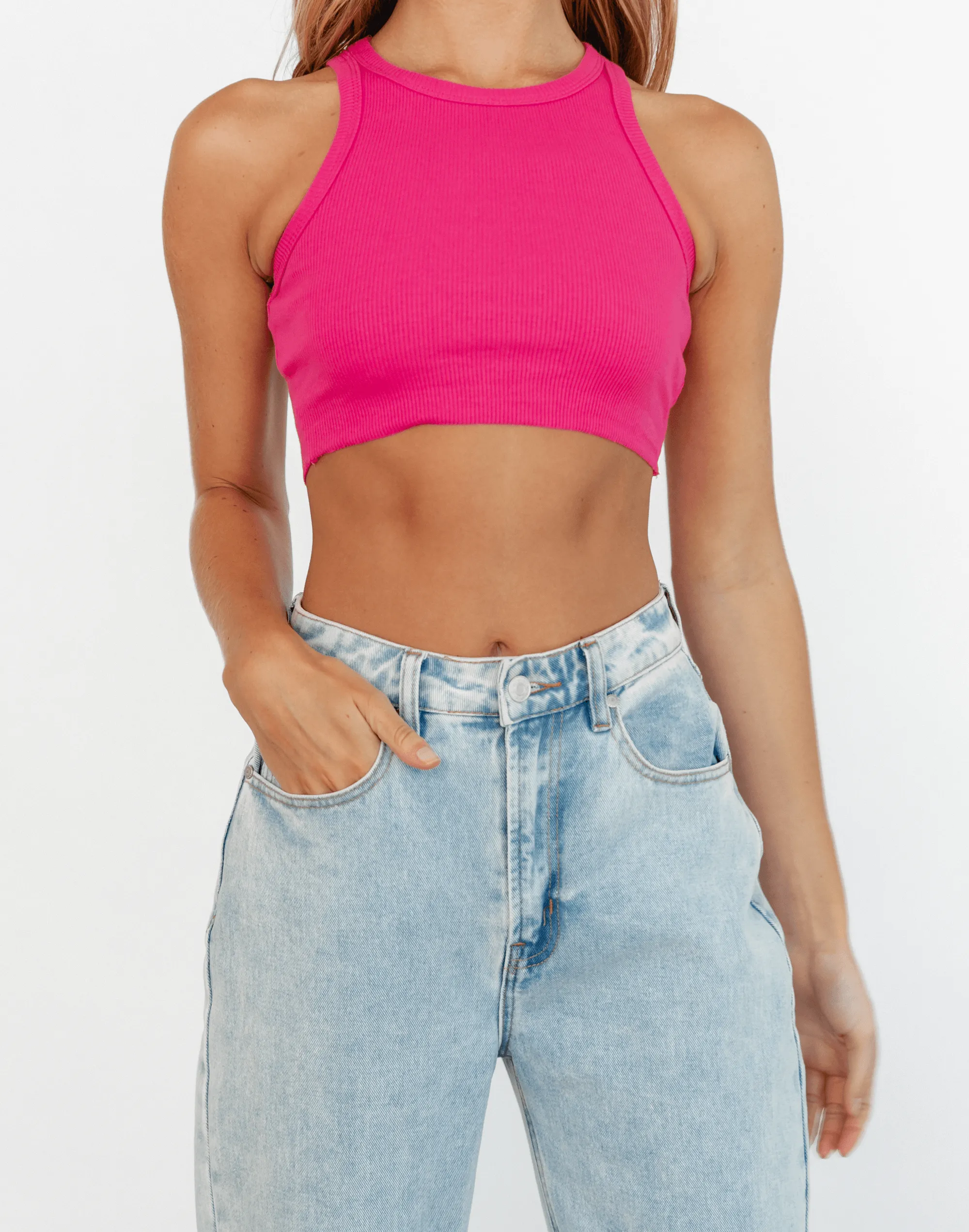 Emerie Tank Top (Hot Pink)