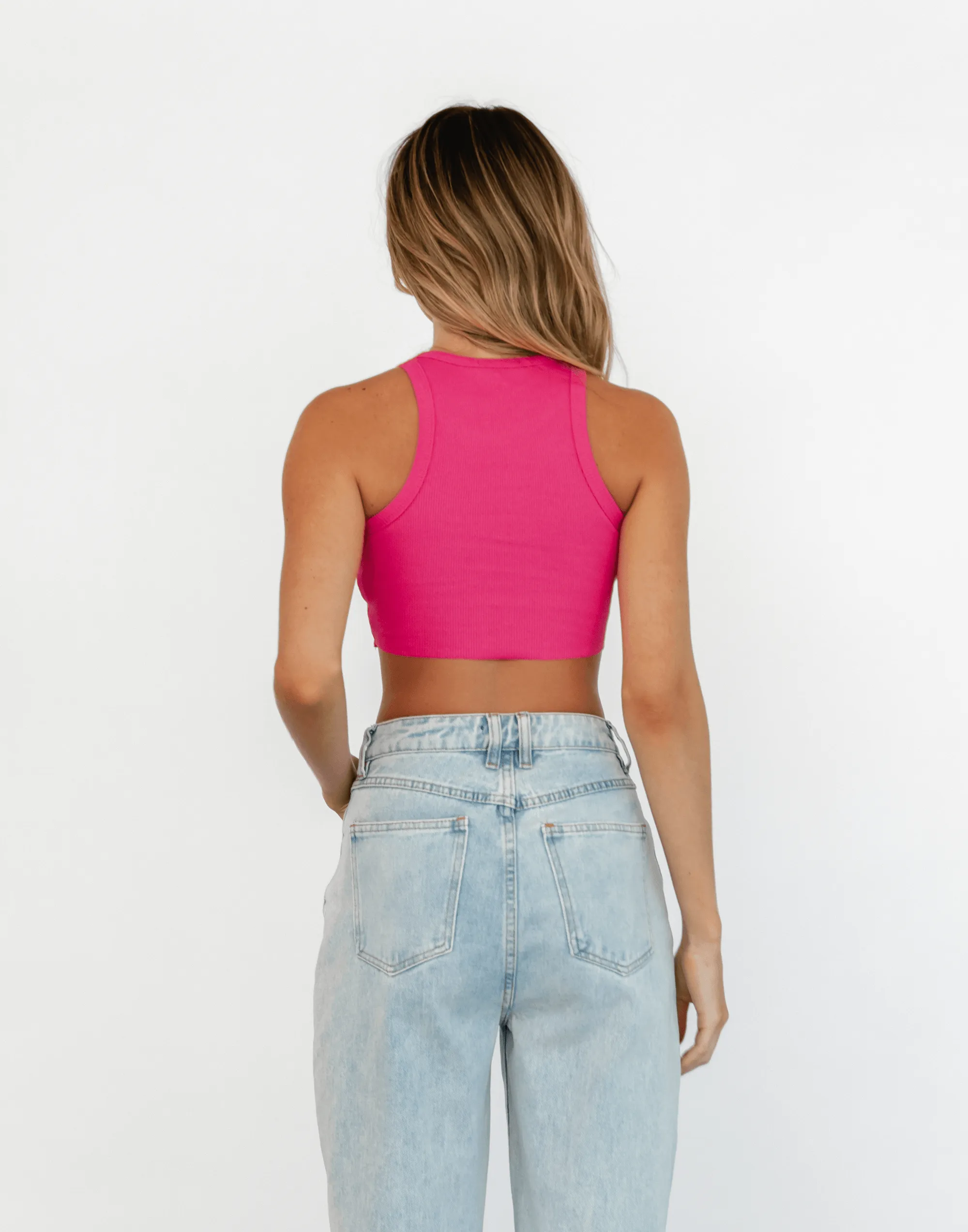 Emerie Tank Top (Hot Pink)