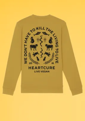 End Speciesism Ochre Crewneck