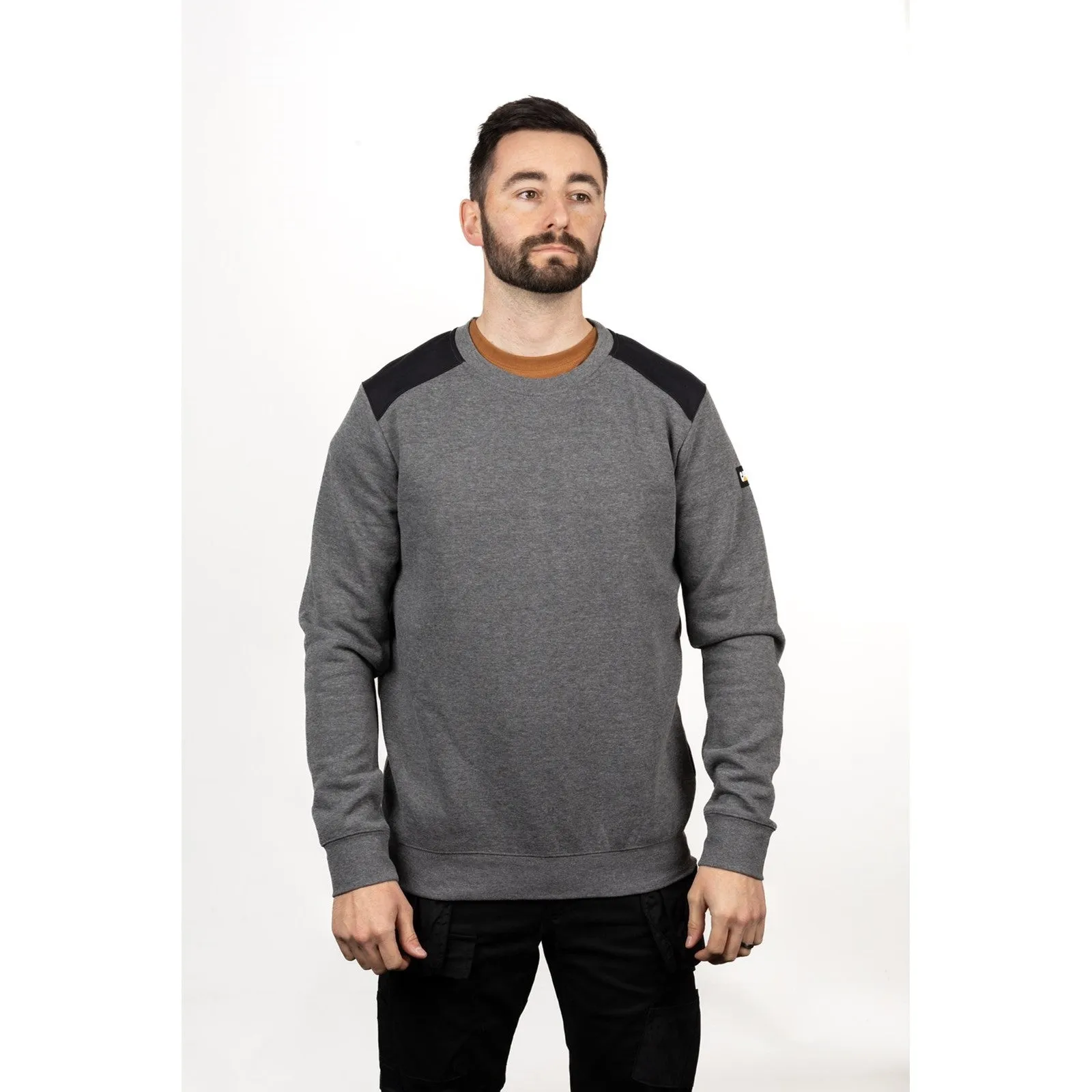 Essentials Crewneck Sweatshirt  Dark Heather Grey