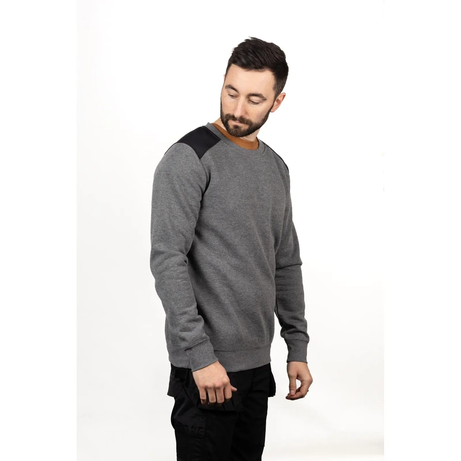 Essentials Crewneck Sweatshirt  Dark Heather Grey