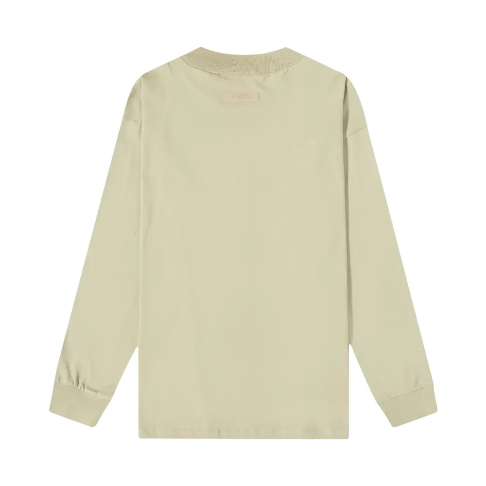 Fear of God ESSENTIALS Long Sleeve Logo Tee Wheat