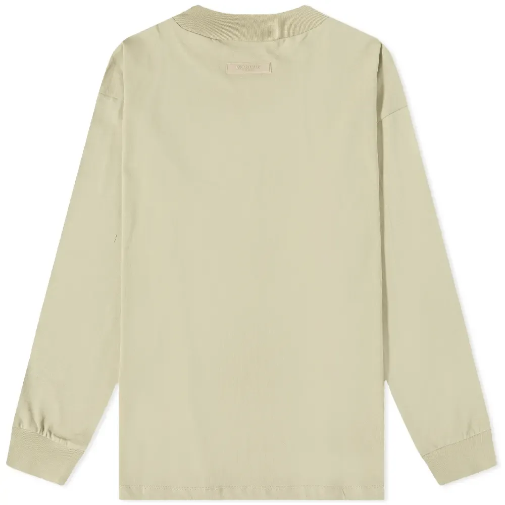 Fear of God ESSENTIALS Long Sleeve Logo Tee Wheat