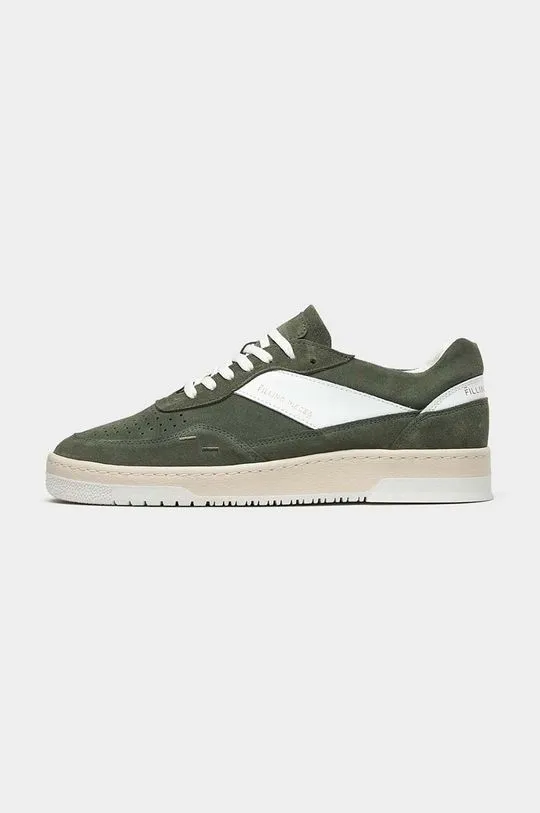 Filling Pieces suede sneakers green color