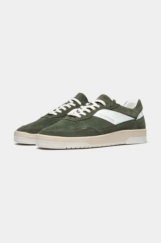 Filling Pieces suede sneakers green color