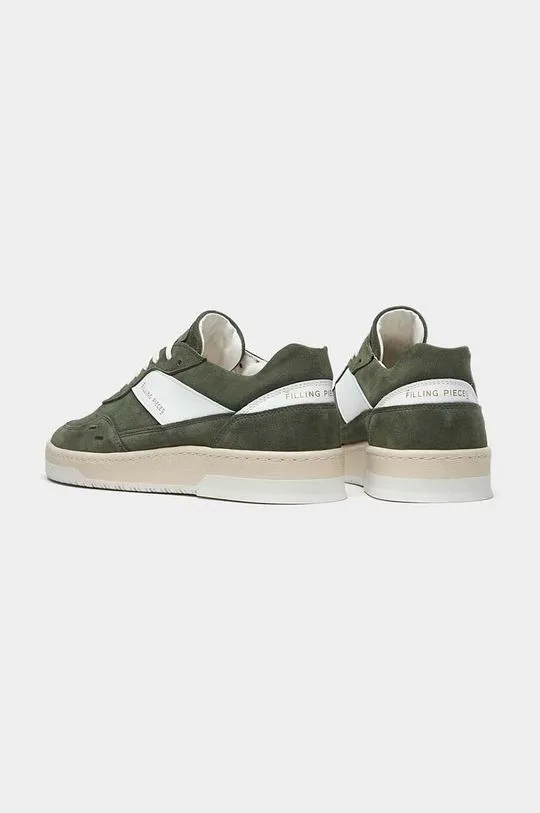 Filling Pieces suede sneakers green color