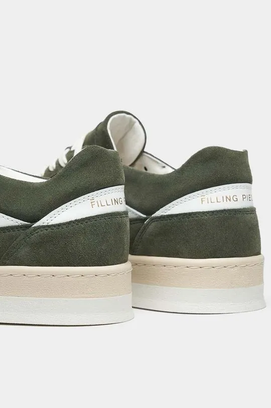 Filling Pieces suede sneakers green color