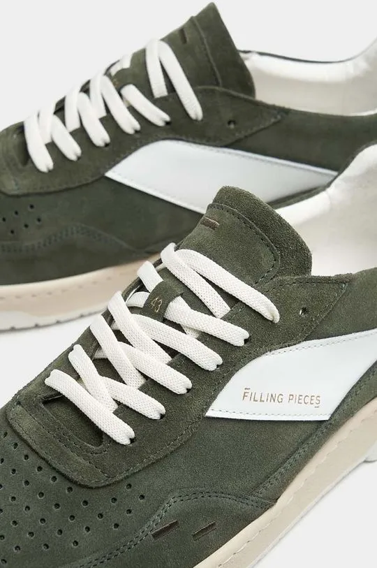 Filling Pieces suede sneakers green color