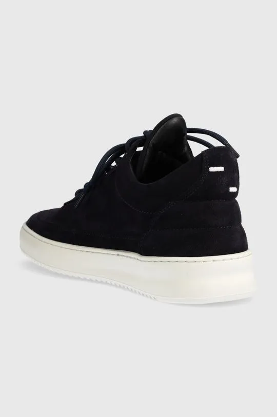 Filling Pieces suede sneakers Low Top Suede Organic navy blue color 10122791658