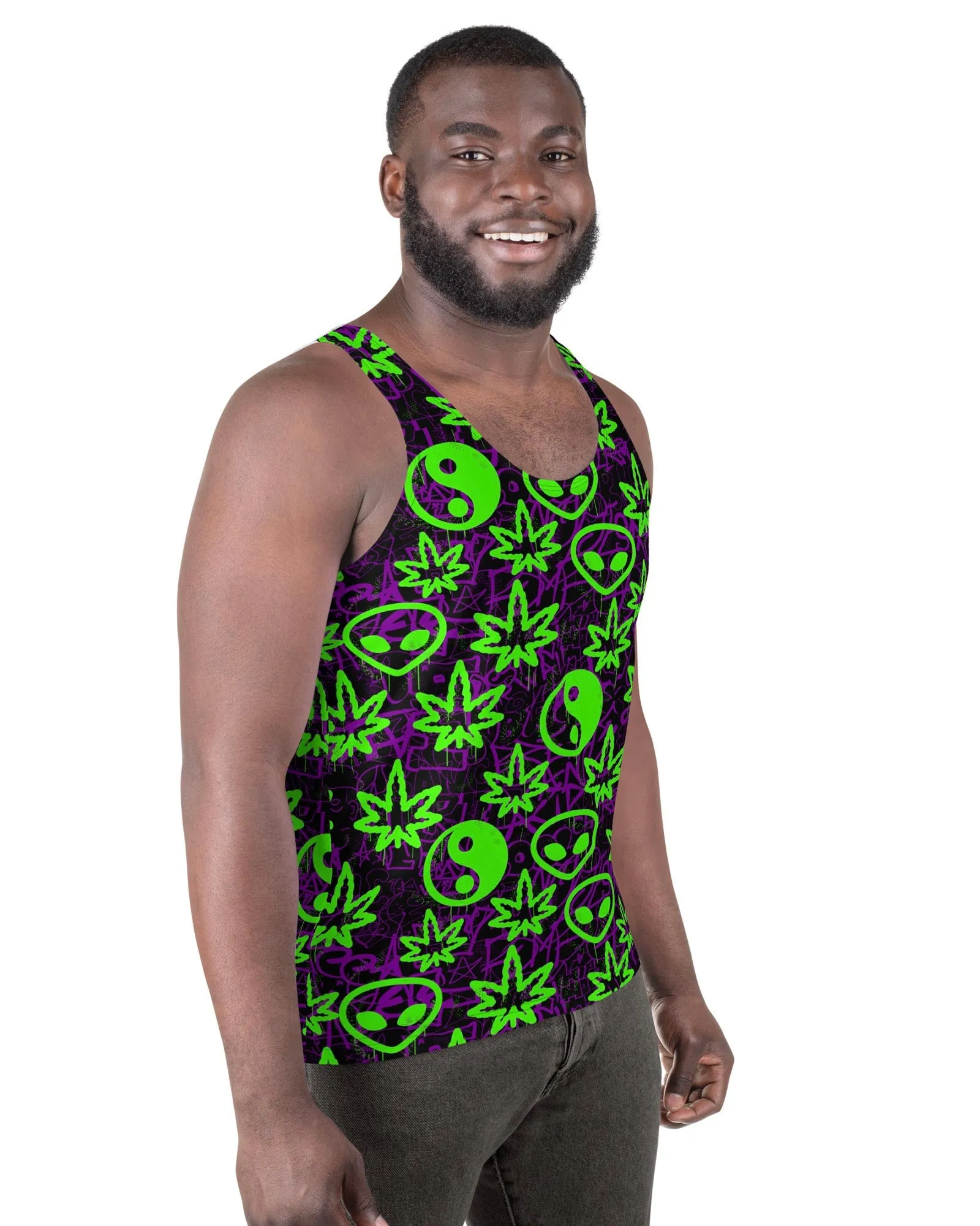 Ganja Graffiti Tank Top