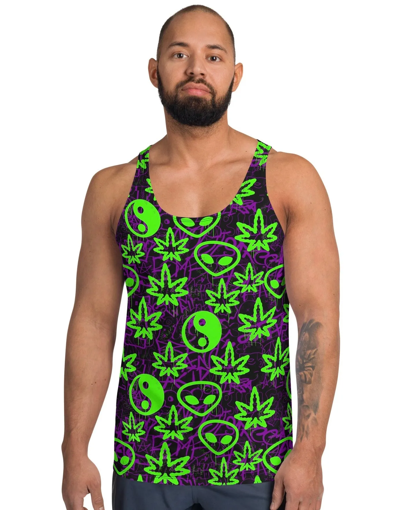 Ganja Graffiti Tank Top