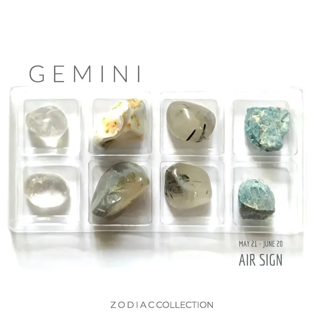 Gemini Zodiac Crystal Collection