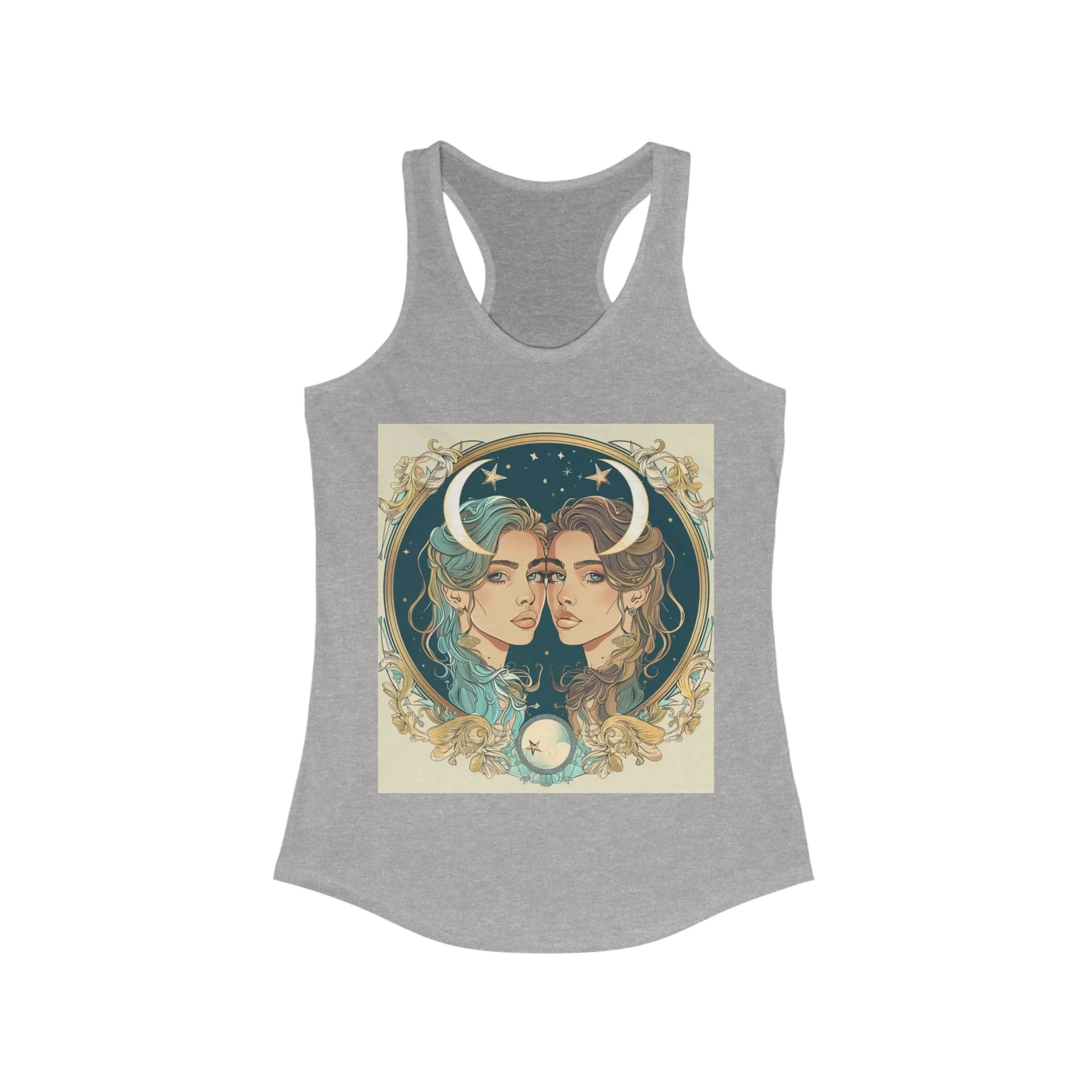 Gemini zodiac Women's Ideal Racerback Tank