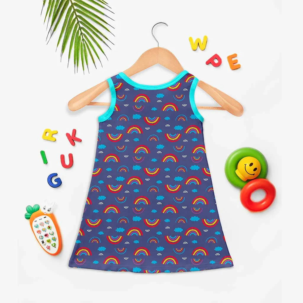 Glow A-Line Dress - Rainbow Smiles (6-12 Months)