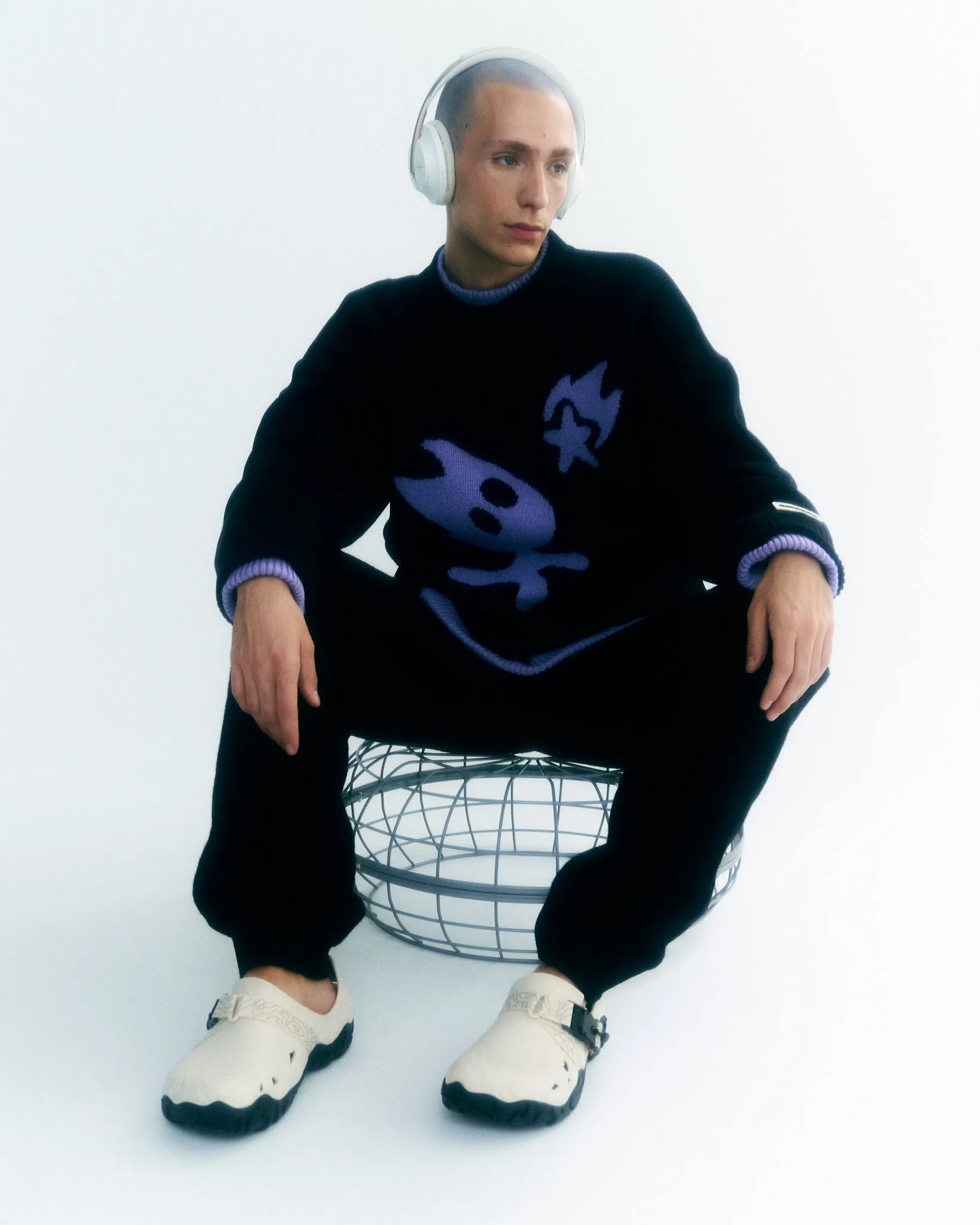 Goodbois Dreamboy Knit Crewneck Black