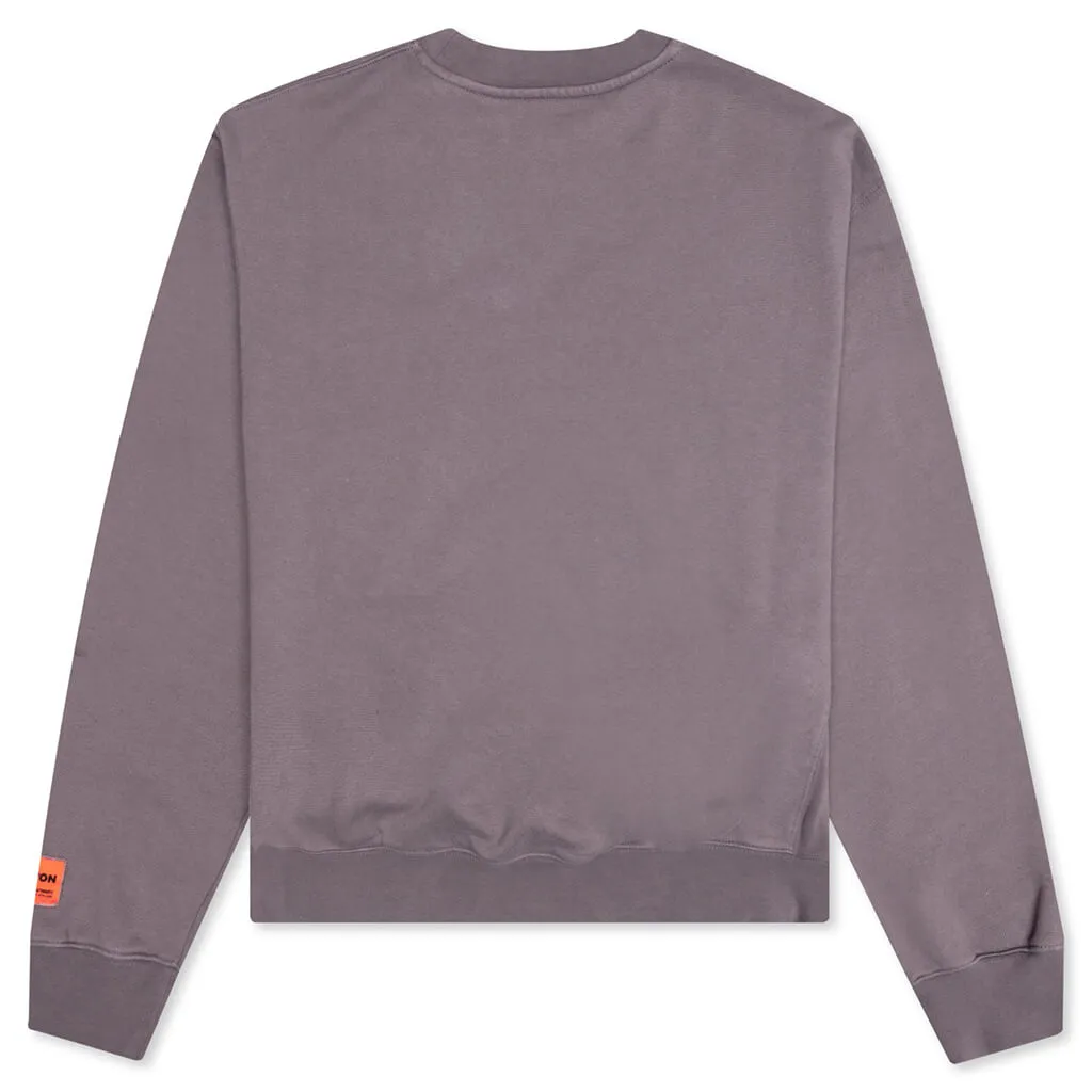 Heron Censored Crewneck - Grey/Yellow