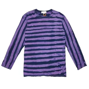 IJEBU LONG-SLEEVE TEE - Indigo/Purple