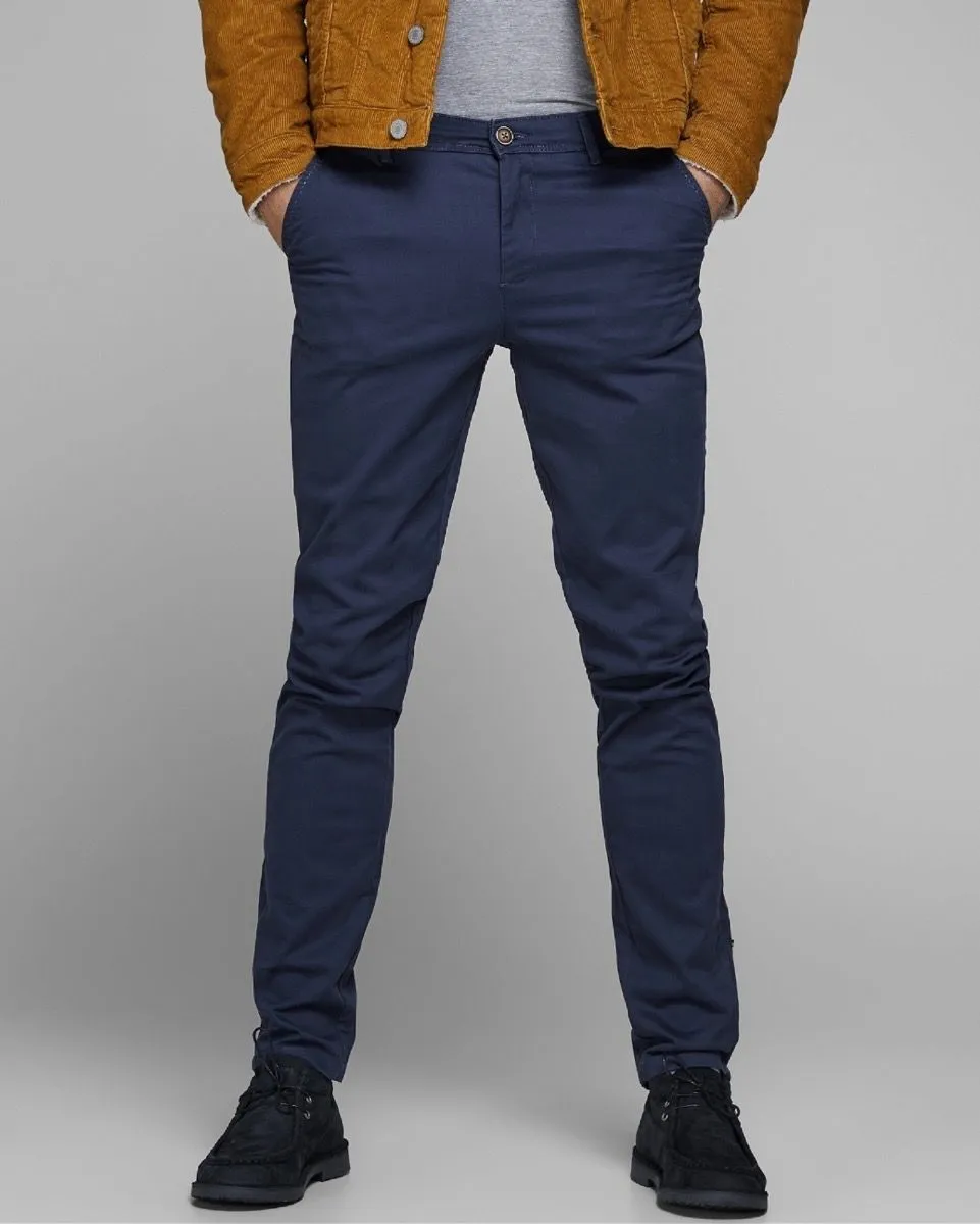 Jack & Jones Marco Bowie Slim Chinos Navy Blazer