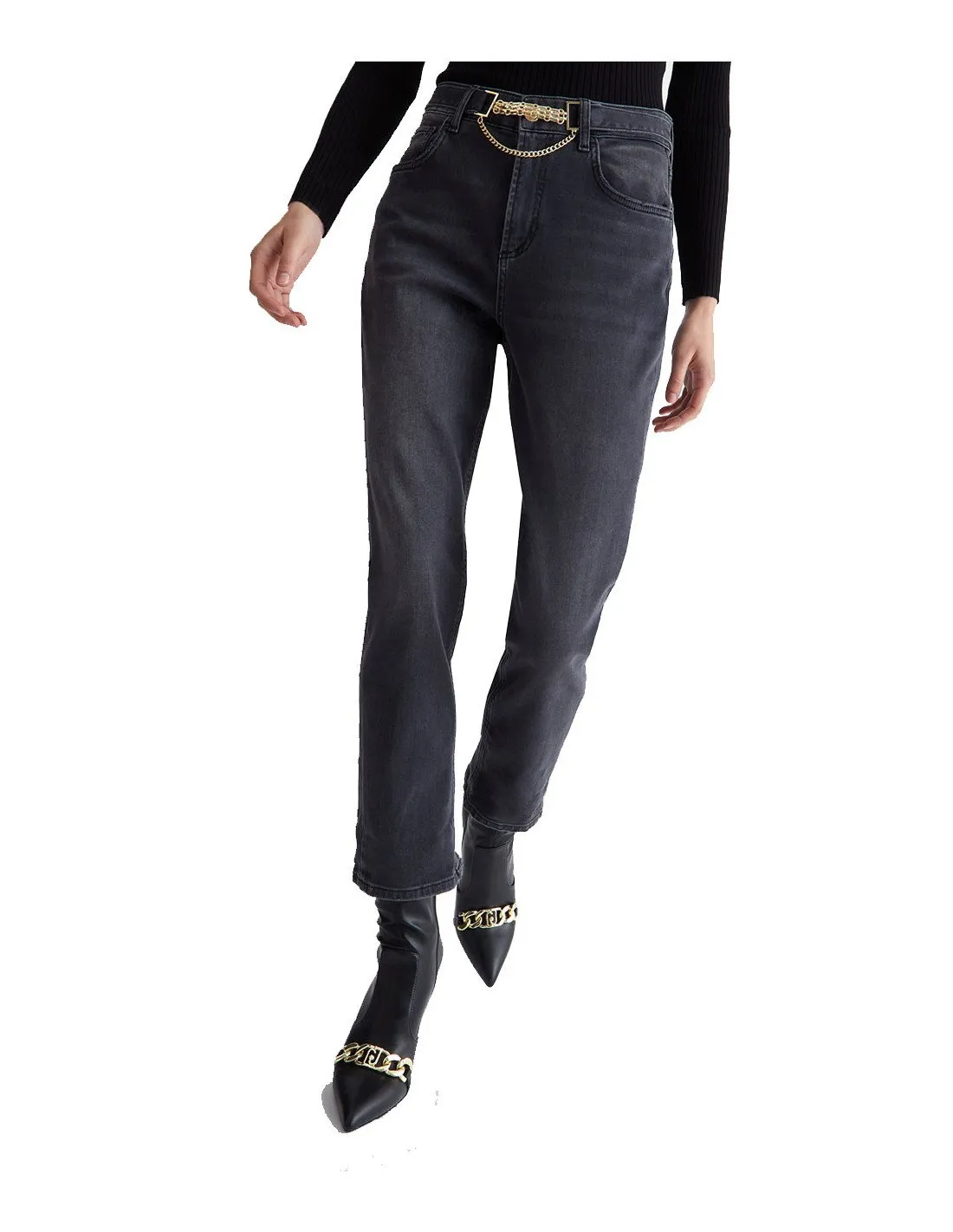 Jeans Liu Jo donna UF3019D4391 nero