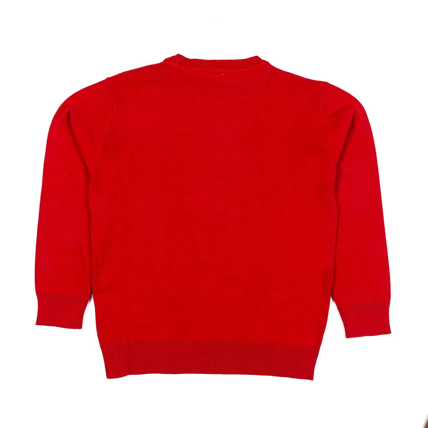 John Richmond Tango Red Pullover With Jr Logo Patch For Kids