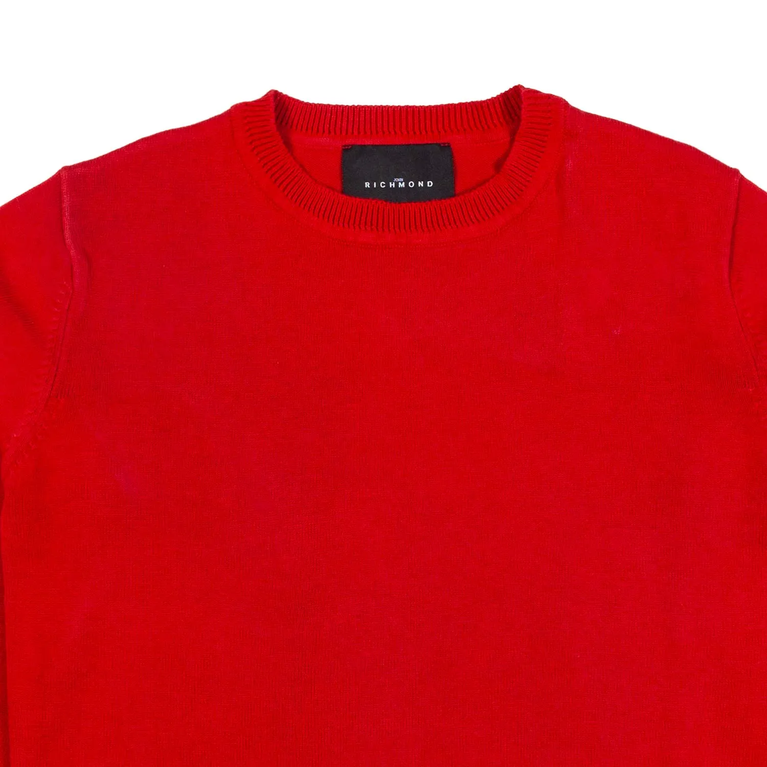 John Richmond Tango Red Pullover With Jr Logo Patch For Kids