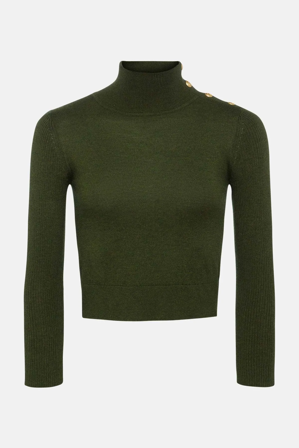 Kamdyn Turtleneck - Moss/Gold